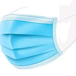 Pk 100 Medical Grade Face Masks 3 Ply Ear Looped (00182C)
