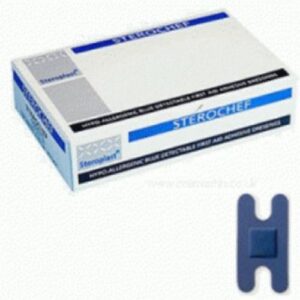 Alternative view of Sterochef Knuckle Blue Detectable Plasters Pk50