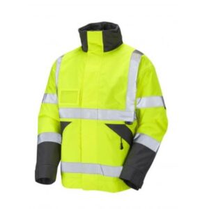 LEO HI-VIS WATERPROOF BOMBER JACKET