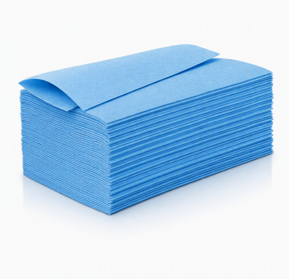Hand Towel 1 Ply Blue V Fold (00262K)