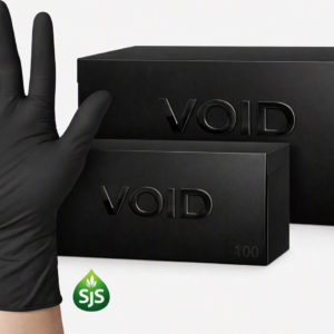 Black Nitrile Premium Gloves Void (00174) Large Pk 100 Case of 1000